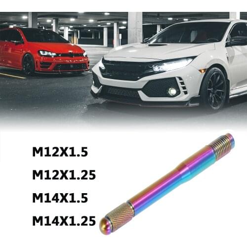Uxcell Multicolor M12X1.5 M12X1.25 M14X1.5 M14X1.25 Car Wheel Alignment Pin Wheel Hanger Stud Pin Repair Tool Stainless Steel