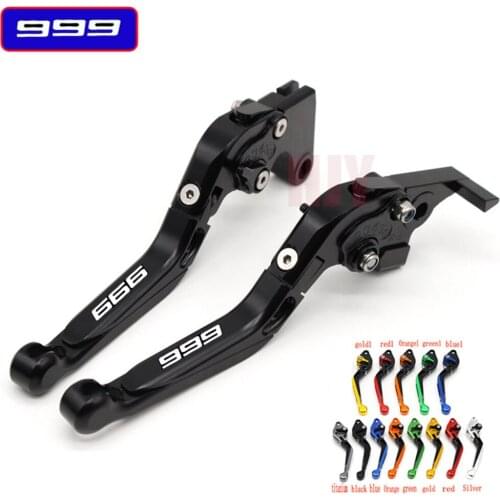 CNC Adjustable Folding Extendable Motorbike Brake Clutch Levers for Ducati 999 S R 999S 999R 2003 2004 2005 2006