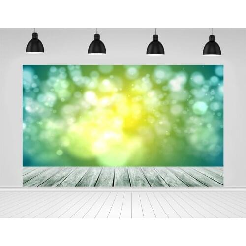 Scopiso Mint Green Bokeh Backdrop Halo Still Life Rustic Planks Backdrops Photo Studio Decoration Props Photography Backgrounds