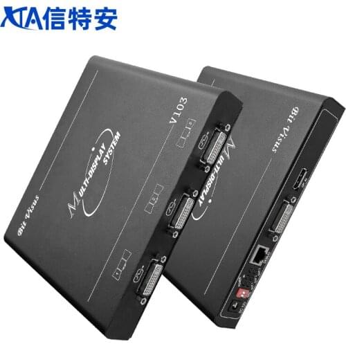 3 channels Horizontal screen video splicer Point-to-point multi-screen stitching 1x2 1x3 2x1 3x1 video wall controller