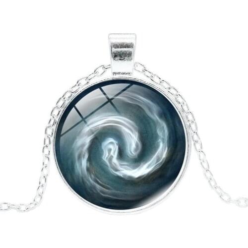 Magic Movie Jewelry Avatar the Last Airbender Pendant Air Nomad Necklace Glass Cabochon Round Dome necklace bijouterie