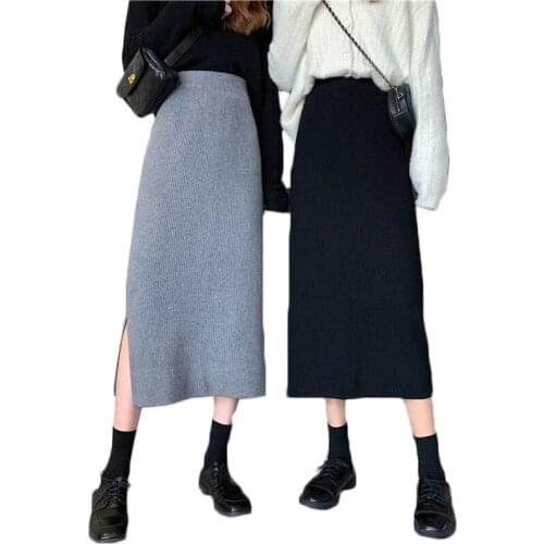 Женские трикотажные юбки WSYORE China At AliExpress