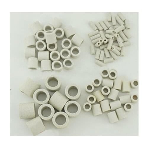 0.5KG 2-10mmCeramic Insulation Tube Single Bore Porcelain Insulator Pipe for Heating Element