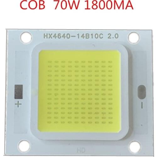 20pcs/LOT COB hight power full power 4640 70W LED lamps 10000LM warm white blub long life good 3years for floodlight
