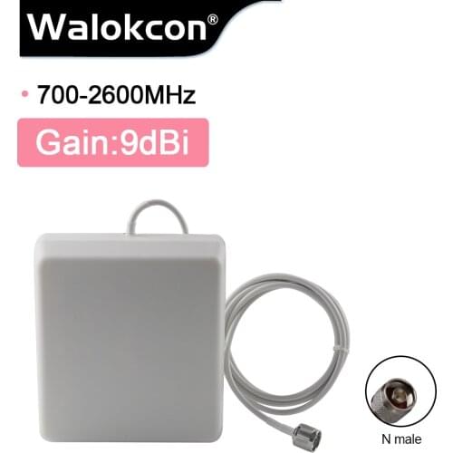 9dBi 700mhz-2700hz 2G 3G 4G LTE Mobile Phone Antenna N Type Connector Indoor Panel Internal Cellphone Antenna For Signal Booster