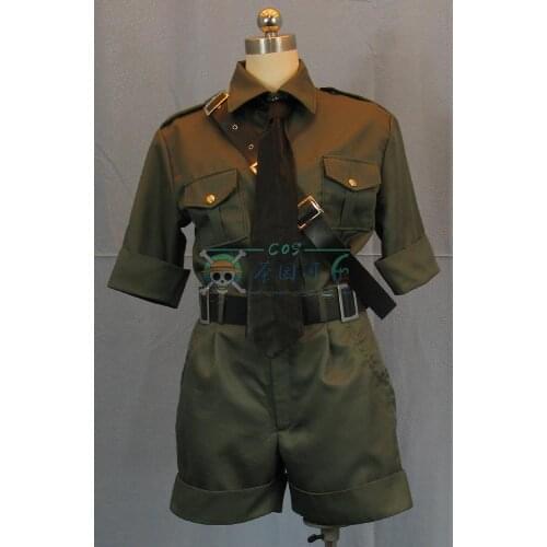 Cosplay anime costume made Hellsing cosplay Hellsing costume Hellsing Seras Victoria green Cosplay
