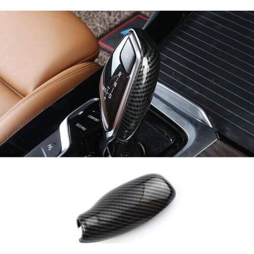 For BMW X3 G01 X4 G02 Gear Shift Collar Internal Specialized Carbon Black Shift Knob Cover Case Shift Knob Shell car products