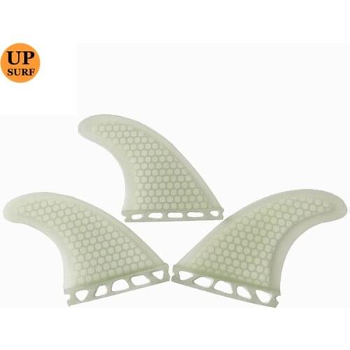 Sup Board M/L White Color Surfboard Fin Honeycomb Fibreglass Fins Single Tabs Fins Free Shipping