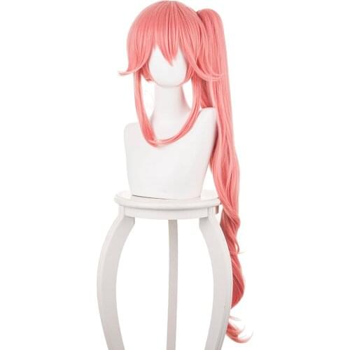 Fate Grand Order Servant Assassin Cosplay Wig + Hair Cap Heat Resistant Synthetic Hair Cosplay Wigs 90cm