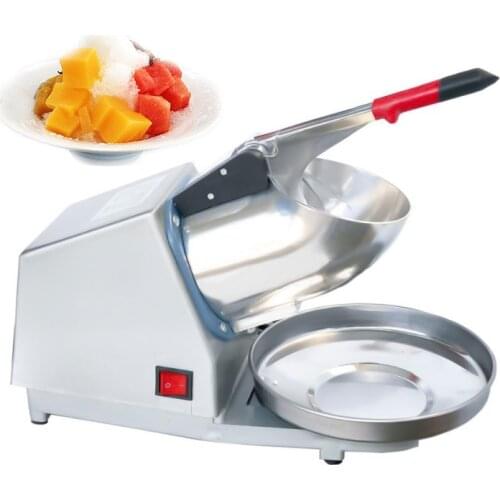 Commercial Ice Crusher 220V Ice Crushing Machine Commercial Electric Ice Chopper for Beverage Shop/Coffee Shop