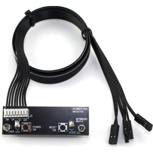 Computer Power Switch For Integrated PC Host Power Switch Reset Switch Extend Cable