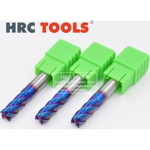 L6-d3.5x10Hx4Dx50L New HRC65 4 Flutes solid carbide end mill 3.5mm