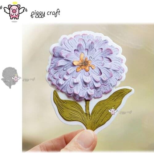 Piggy Craft metal cutting dies cut die mold New Flower decoration Scrapbook paper craft knife mould blade punch stencils dies