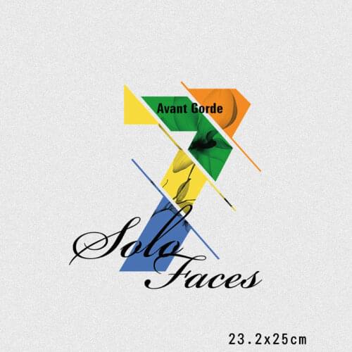 Fasion Men Letter Patches Hot Heat Transfer Cloth Printing Sticker DIY Iron On Clothing Bag Shoes Customization Logo