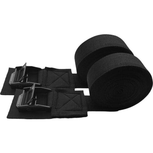 NEW-2Pcs Outdoor Lashing Tie Strap Surfboard Kayak Roof Rack Cam Buckle Rope Tie Down Top Rack Belt for Car Bicycle Strap