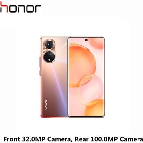 New Honor 50 5G Android Phone Fingerprint OTA 6.57" OLED 120HZ 2340X1080 66W Charger 100.0MP Camera Snapdragon 778G OTA GPS