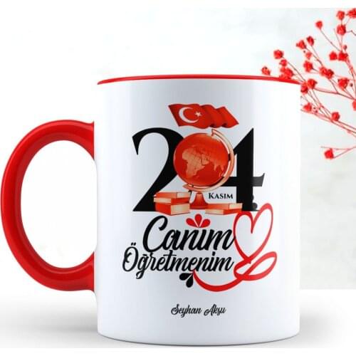 Personalized Monsieur Lazhar Red Mug Cup-2