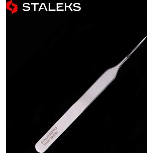STALEKS PRO 40-10 Tweezers Eyelash Grafting Flowering Essential Tweezers Anti Static High Precision Top Quality