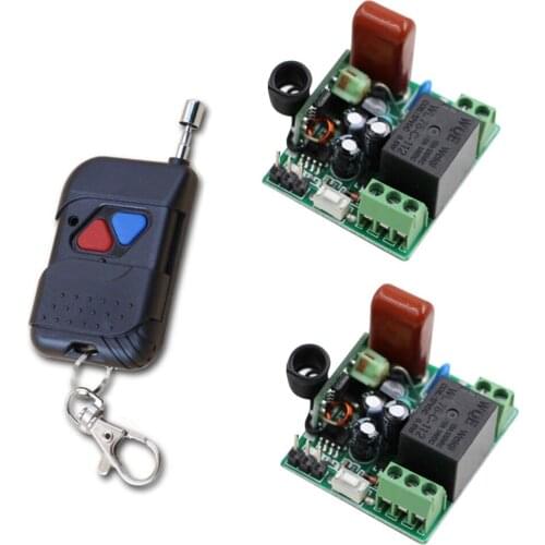 Popular AC220V 1CH Mini Remote Control Switch 10A Relay Small Receiver For Light Lamp LED Bulb Wireless Remote Light Switch New