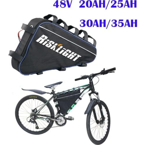 Batería 48v 35ah triangle lithium battery 48v ebike battery 48v 1000w 1500W 8fun bafang battery pack for electric bicycle