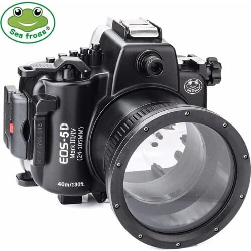 For Canon 5D Mark III 24-105mm Digital Camera Diving Case Underwater Waterproof Housing Case Transparent Waterproof Cover
