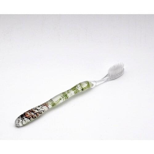 High Quality Brush Soft Toothbrush Double Ultra Dental Oral Care Chinese Classical Painting Toothbrush Soft Oral Care Toothbrush