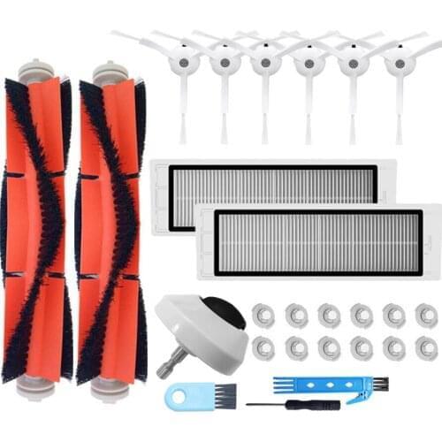 Replacement Parts HEPA Filter for Xiaomi Mi Roborock S5 S6 S50 E25 E20 E35 Robot Vacuum Cleaner Roller brush Side Brush Wheel