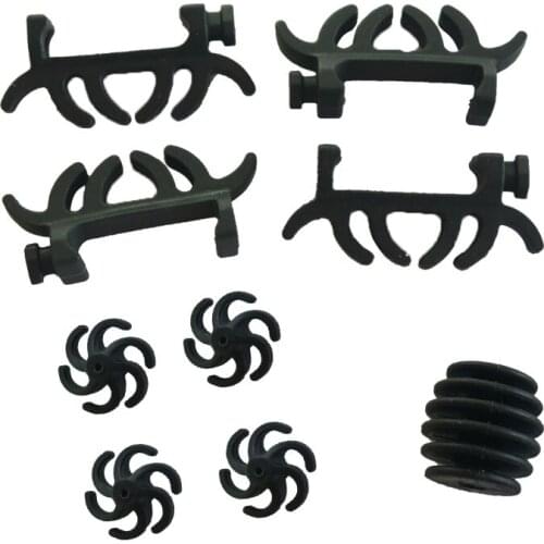 1 PACKS archery hunting compound bow thunderblox rubber bow stabilizer string silencers 9 in 1 set