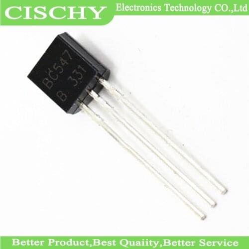 100pcs/lot BC547B BC547 547B TO-92 new original In Stock