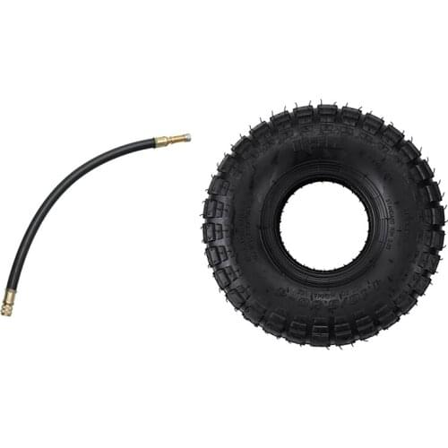 12 Inch Flexible Rubber Tire Valve with 4.10/3.50-4 410/350-4 ATV Quad Go Kart 47Cc 49Cc Chunky 4.10-4 Tire Inner Tube