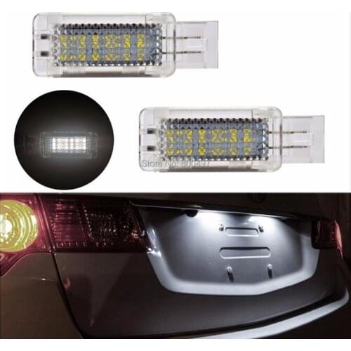 2 x Car High Power LED Courtesy Lamps Canbus OBC Error Free For Mercedes Benz R171 SLK R199 SLR W203 CLKW209 W240 Viano W639