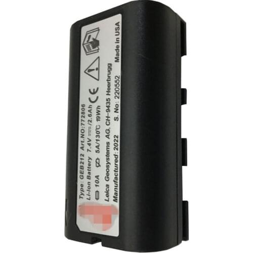 2pcs brand new GEB212 battery for total stations surveying instrument GEB212 battery ATX1200 RX1200 GPS GRX1200 2600mAh