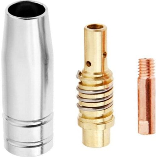 3Pcs/6Pcs Plasma Welder Binzel 15AK Torch Welding Accessories Nozzles Contact Tips for MIG Welding Machine