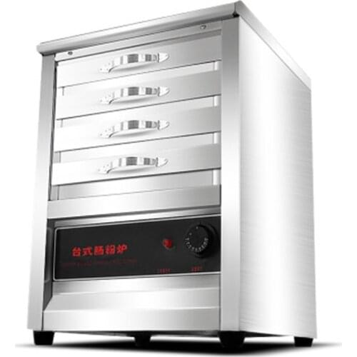 Electric Steamer Rice Roll Machine Sausage of Amylum Making Machine Stainless Steel Steamer Small Breakfast Steamer Equipment