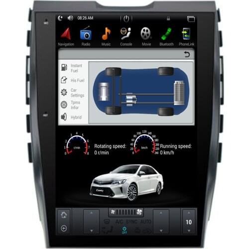 Android 9.0 Tesla Vertical screen Car No DVD Player GPS Navigation For Ford Edge 2015 2016 2017 2018 2019 Stereo Multimedia