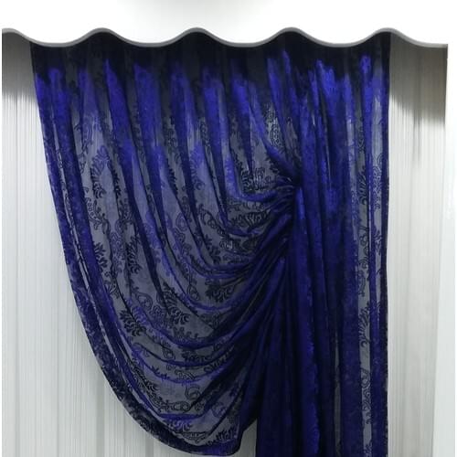 ARICA Knitted Gauze Backdrop Curtain