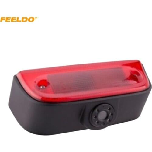 FEELDO Car Brake Light CCD Rear View Camera With 7pcs IR light For Nissan NV200 Backup Parking Reversing Camera #HQ5809