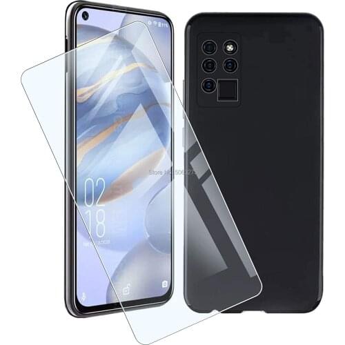 For Oukitel C21 Tempered Glass For Oukitel C21 Case Soft Silicone Phone Case With Full Tempered Glass For Oukitel C21
