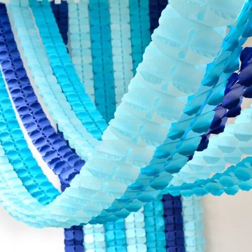 3.6m Wedding Decoration Four Leaf Clover Paper Garlands Craft Supplies Pink Princess Theme Paper Garland Birthday Party Decor