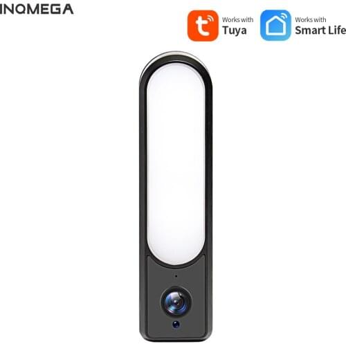 INQMEGA Tuya Security Full HD Wifi Outdoor Door New arrival IP Camera Camera With Build In Alarm Two Way Audio PIR Detection Cam