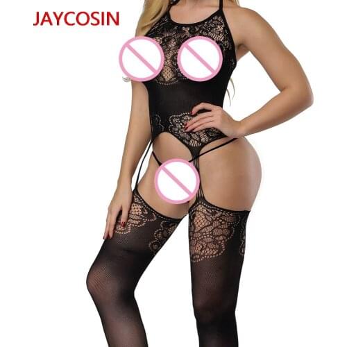 JAYCOSIN Lingerie Womens Net Dress Skirt Socks To Wrap Buttock To See Fishnet Sex Underwear Underwear Set L4008014