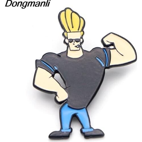 P3839 Dongmanli Fashion Cool Metal Enamel Brooches and Pins Collection Lapel Pin Backpack Badge Collar Jewelry