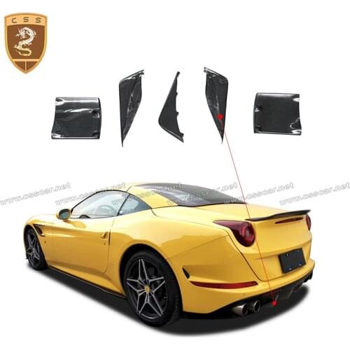 Newest Fashion Original car parts for 2017 Ferrari rear diffuser lip real carbon fiber ferrari California T rear lips 0067