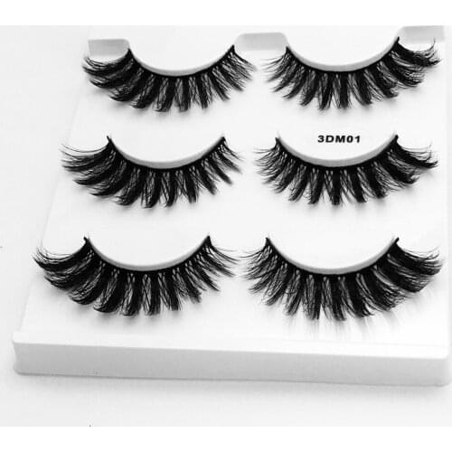 New 6 pairs/2boxs natural false eyelashes fake lashes long makeup 3d mink lashes extension eyelash mink eyelashes for beauty