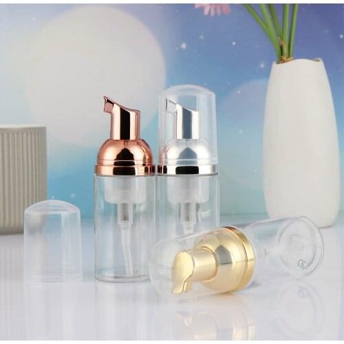 Plastic Soap Dispenser Foaming Bottle 30/50/80ml Shampoo Shower Gel Pump Container Hand Sanitizer Home Bath Supplies Refillable