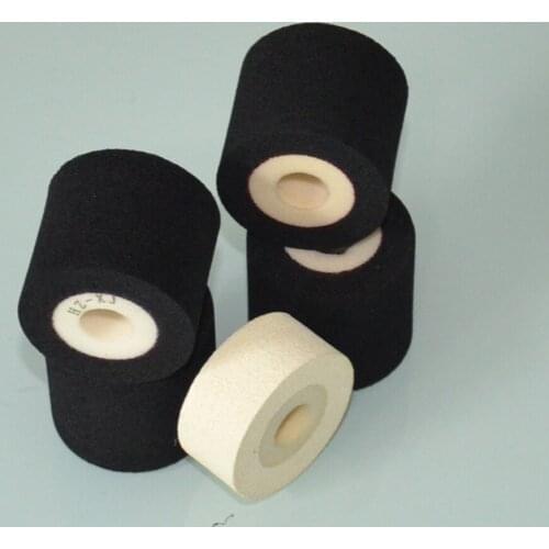 Black Diameter 36mm Height 40mm hot coding ink roller for continuous band sealer