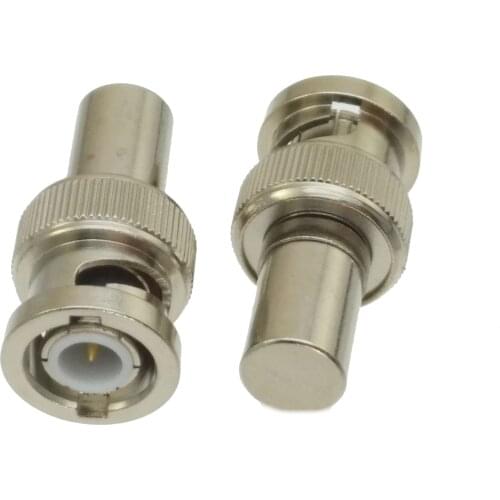 2pcs BNC male Plug RF coaxial Termination Dummy Loads 1/2W 0.5 watt DC- 2.0GHz 50 ohm RF Coaxial connector