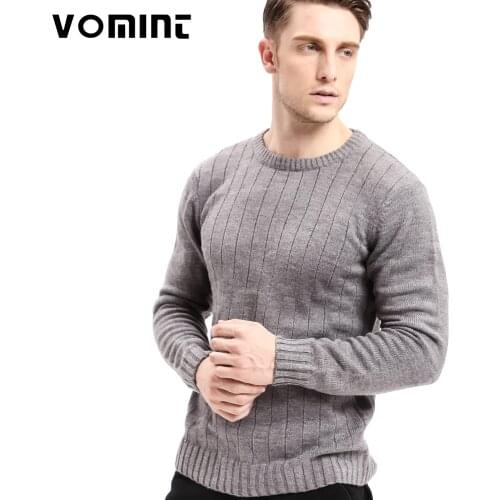 Vomint Top Quality Famous Brand New Fashion Men Sweaters and Pullovers Criss-Cross knitting Sweater Men U6VI6C01