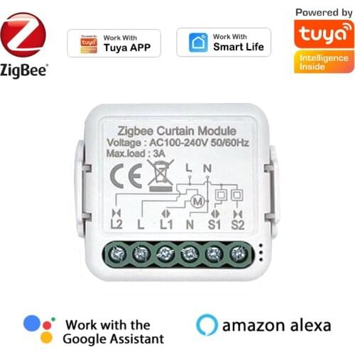 Tuya Smart Life WiFi Curtains Roller Blinds Shutter Smart Switch DIY Curtain Switch Module Work With Alexa Google Home