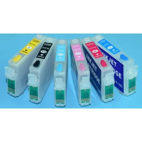 82N T0821N-T0826N Refill Ink Cartridge with ARC Chip for Epson Stylus Photo R390 RX590 R270 RX690 R290 R295 RX615 RX610 T50